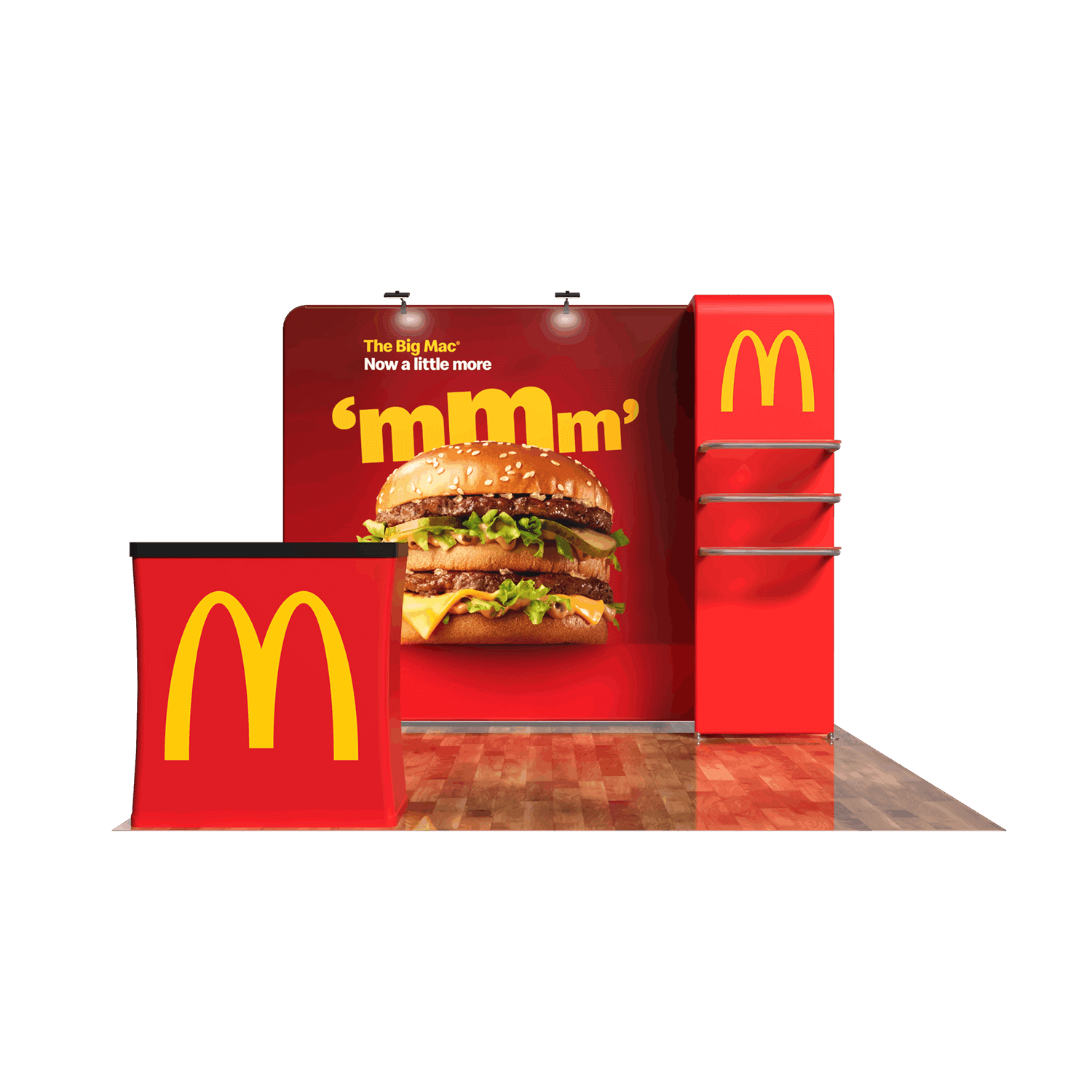 10x10 feet trade show booth display tension fabric