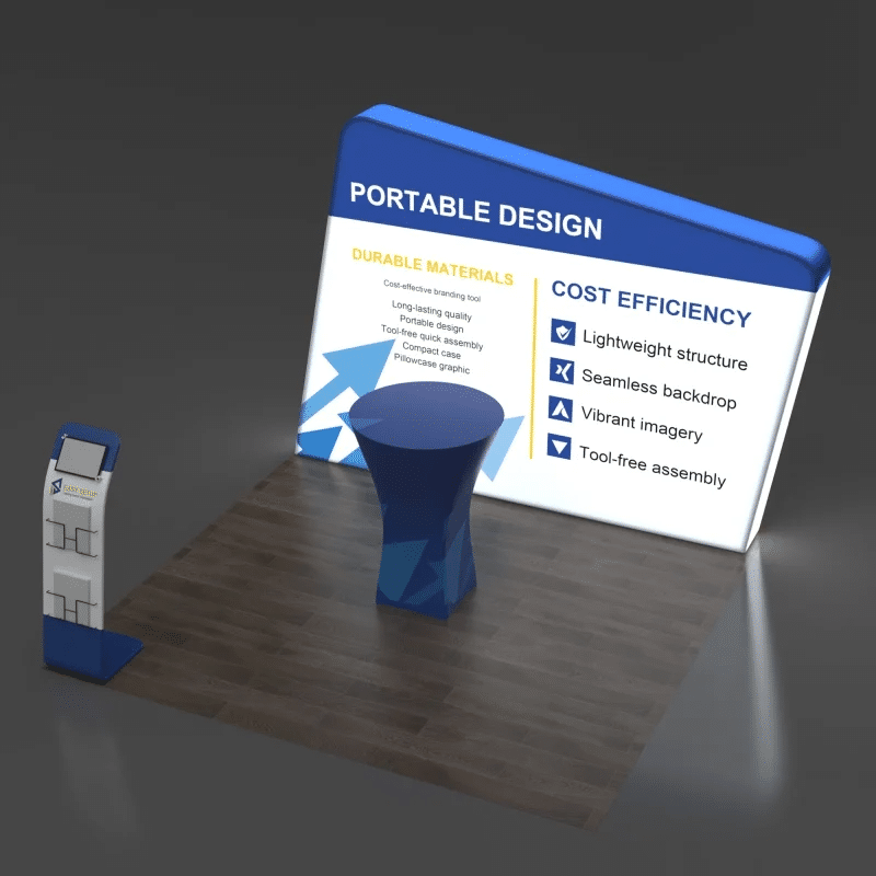 backlit tension fabric booths