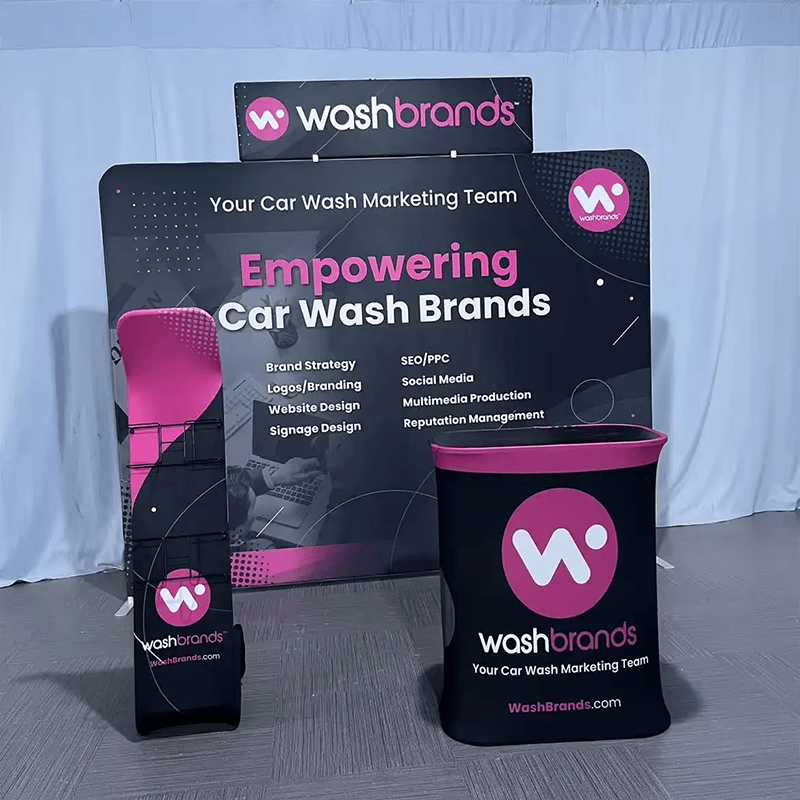 10ft tension fabric booth enpowering