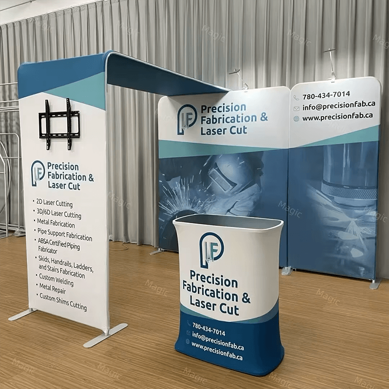 10ft tension fabric booth pritngs