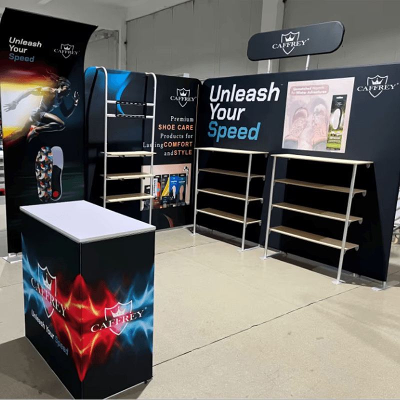 20x20ft unleash tension fabric display work