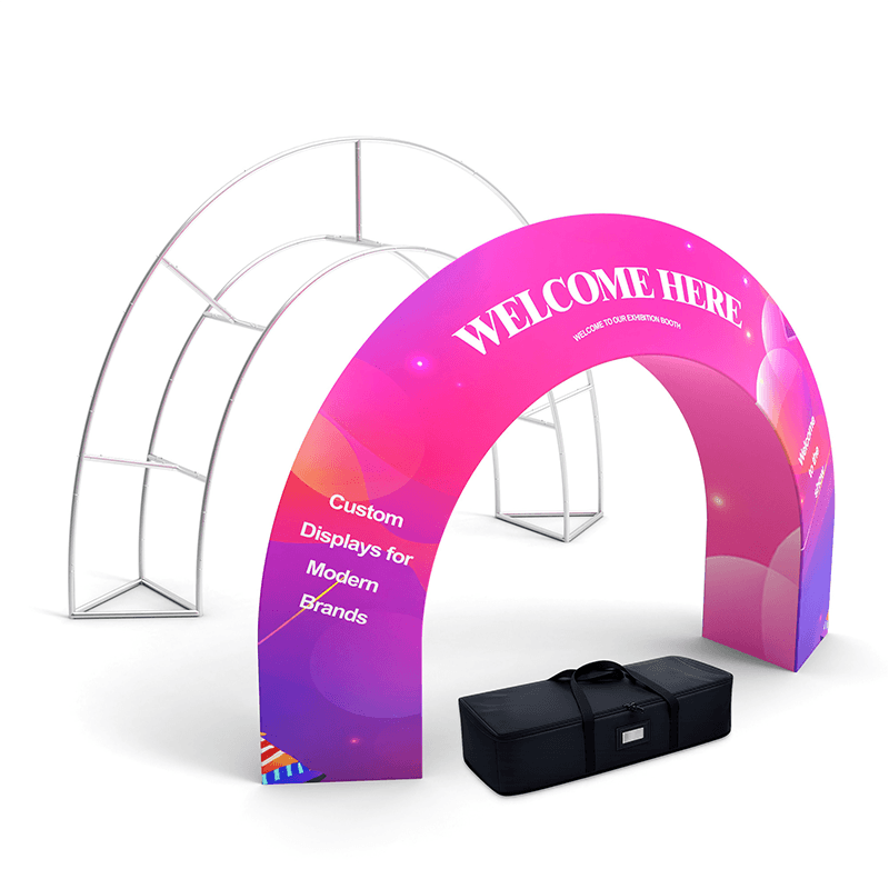 3D tension fabric arch mockup